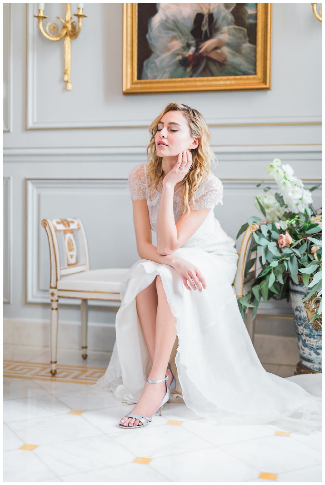 Roger Vivier Paris Wedding Campaign, Shangri la wedding, Paris wedding Photographer, roger vivier shoes bridal collection, Paris wedding, Paris elopement, fashion wedding photographer,