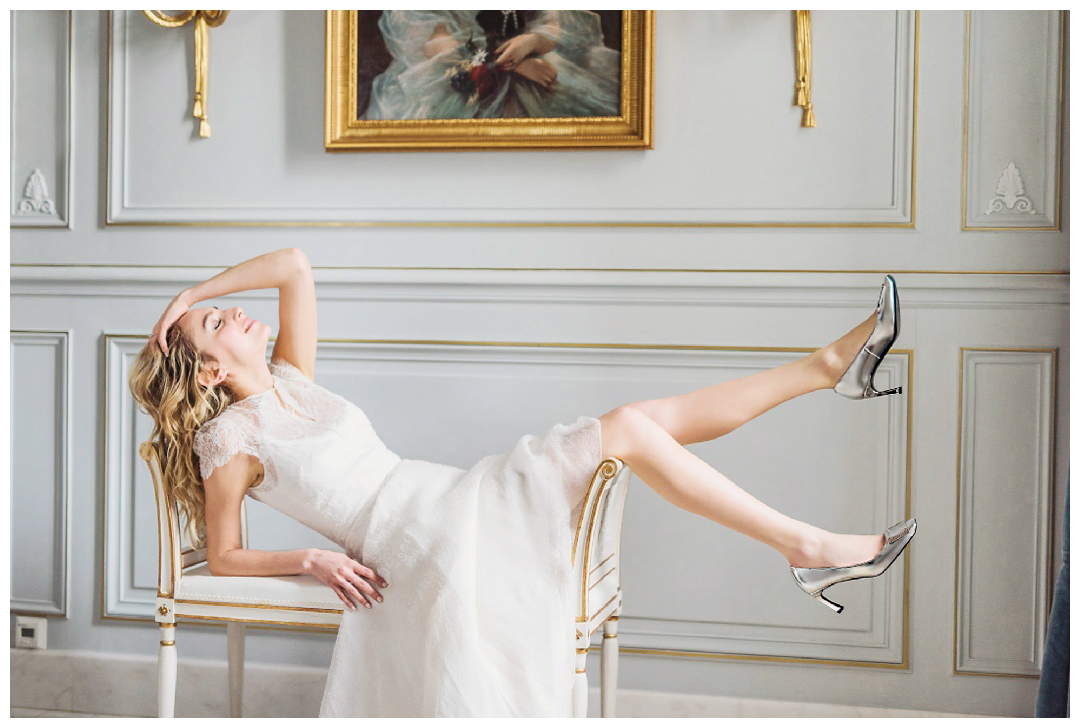 Roger Vivier Paris Wedding Campaign, Shangri la wedding, Paris wedding Photographer, roger vivier shoes bridal collection, Paris wedding, Paris elopement, fashion wedding photographer,