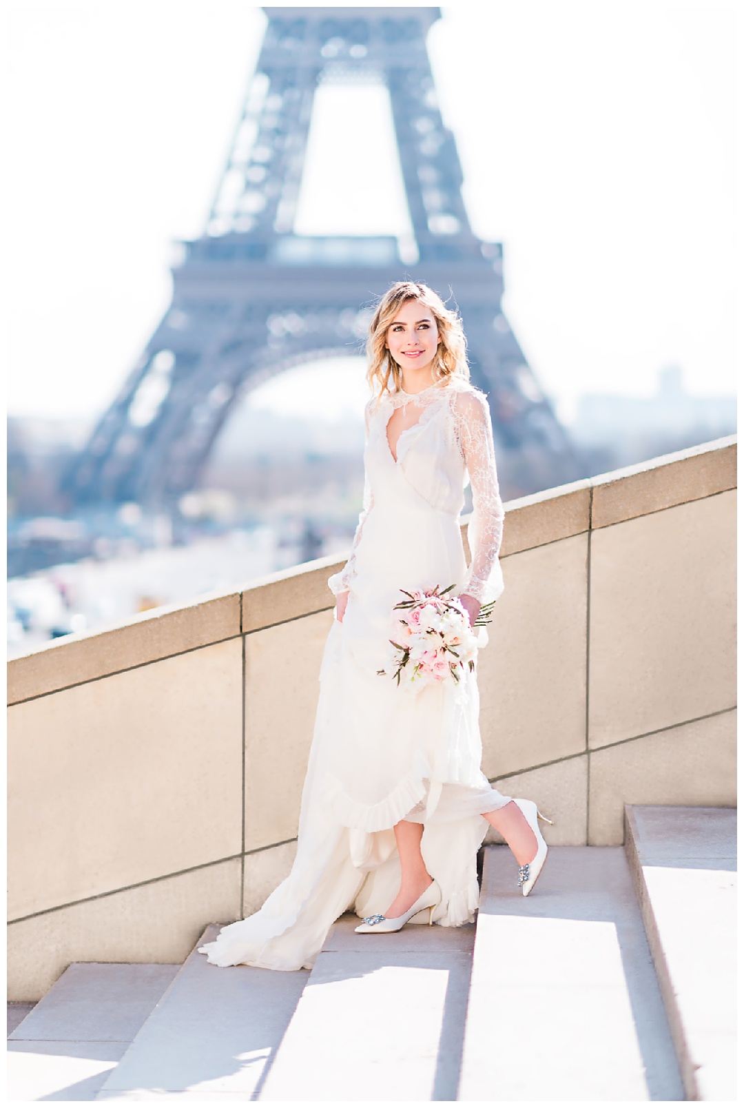 Roger Vivier Paris Wedding Campaign, Shangri la wedding, Paris wedding Photographer, roger vivier shoes bridal collection, Paris wedding, Paris elopement, fashion wedding photographer,