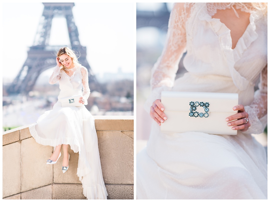 Roger Vivier Paris Wedding Campaign, Shangri la wedding, Paris wedding Photographer, roger vivier shoes bridal collection, Paris wedding, Paris elopement, fashion wedding photographer,